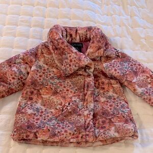 Girls' Floral Cozy Jacket